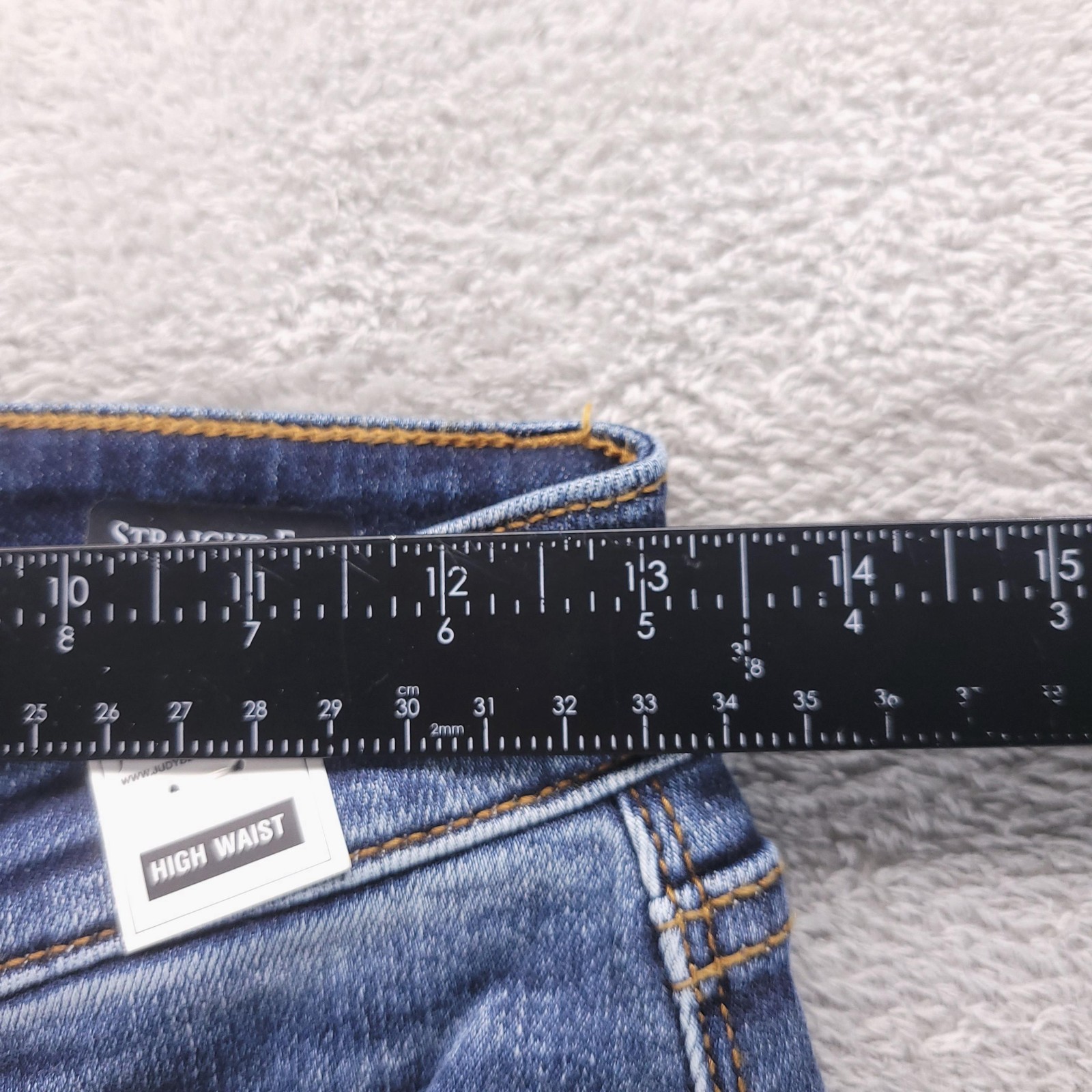 Judy Blue Jeans Womens 26 Blue High Rise Straight Dark Wash Stretch Denim