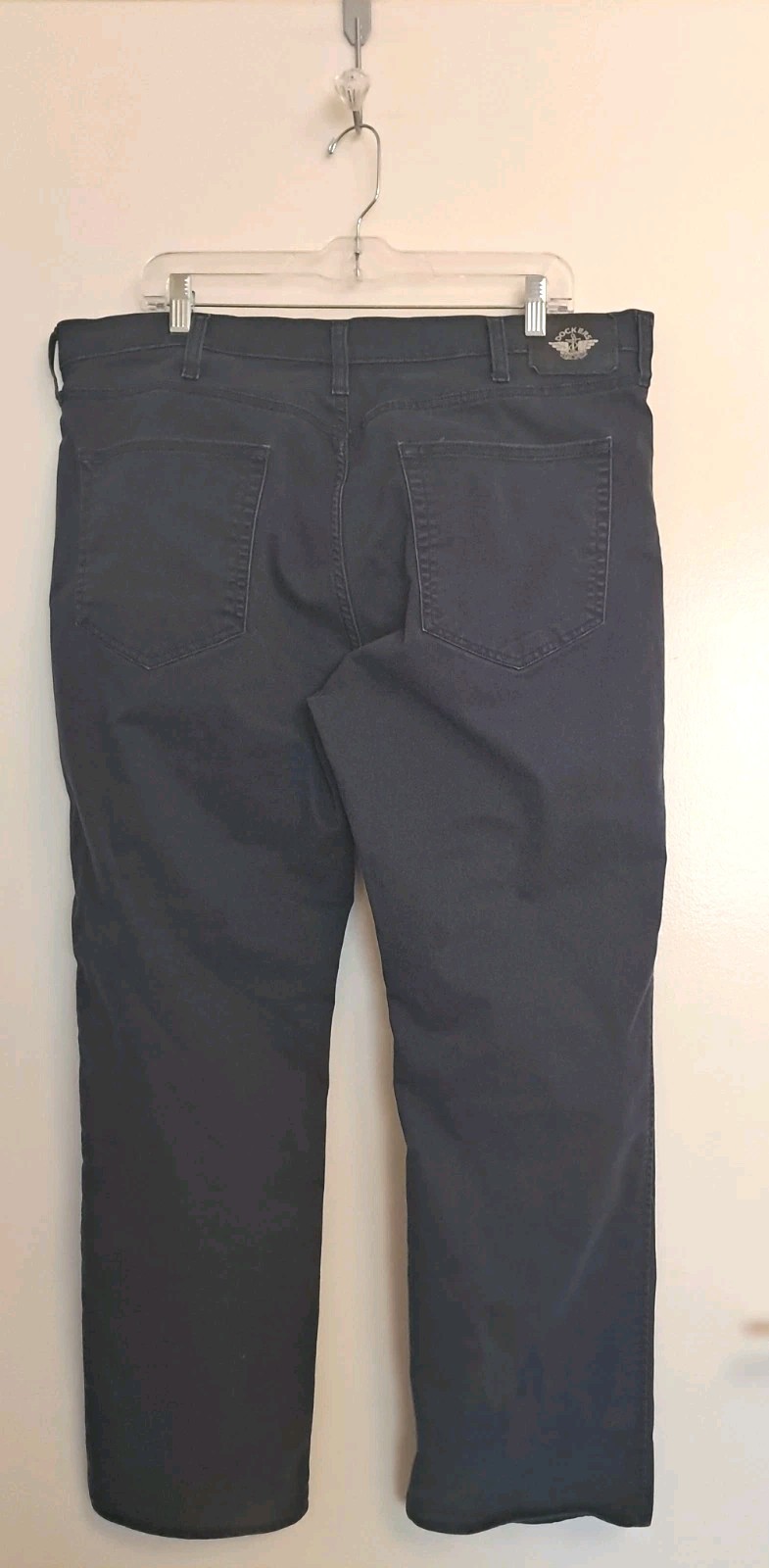 Dockers Jeans Mens Sz 38×30 Blue Flex Denim Cotton Blend Straight Fit Jean Pants