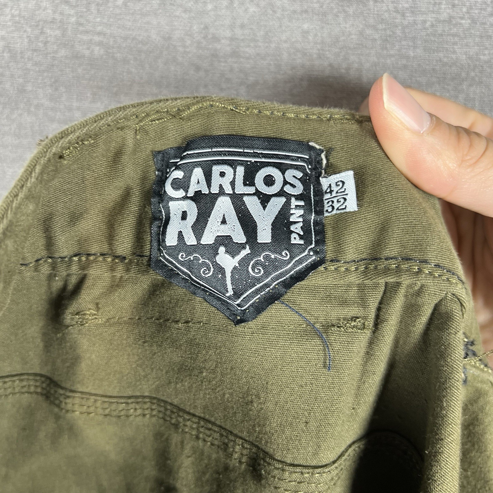 Carlos Ray TD Pants Mens 42×32 Green Tactical Stretch Utility Outdoor (38×31)