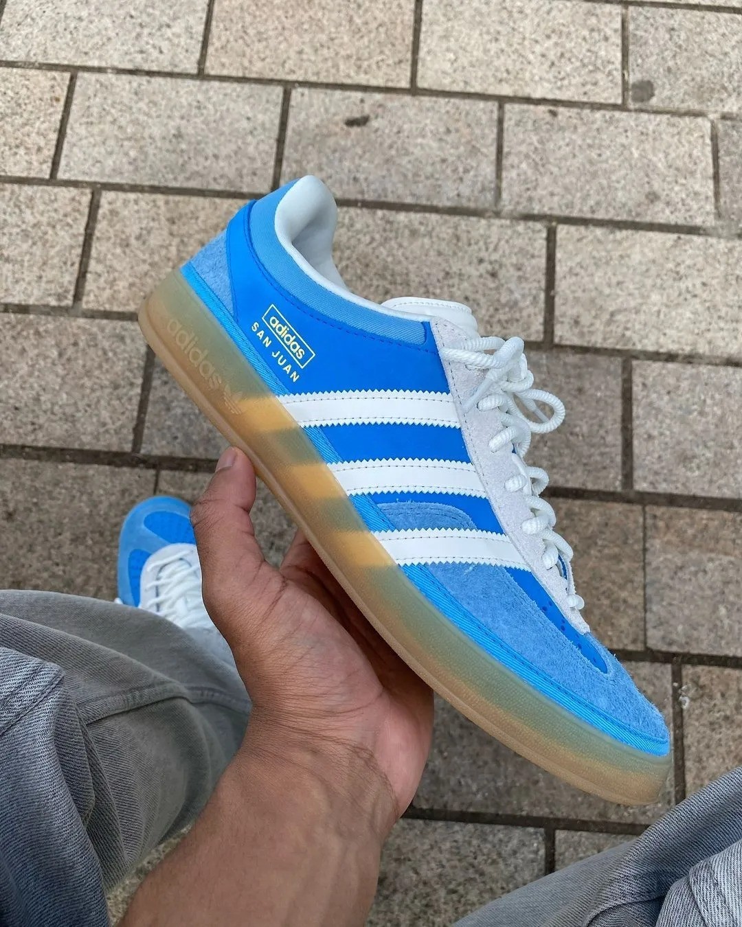 Adidas Gazelle Indoor Men Shoes San Juan Blue Suede Premium Casual Sneaker New
