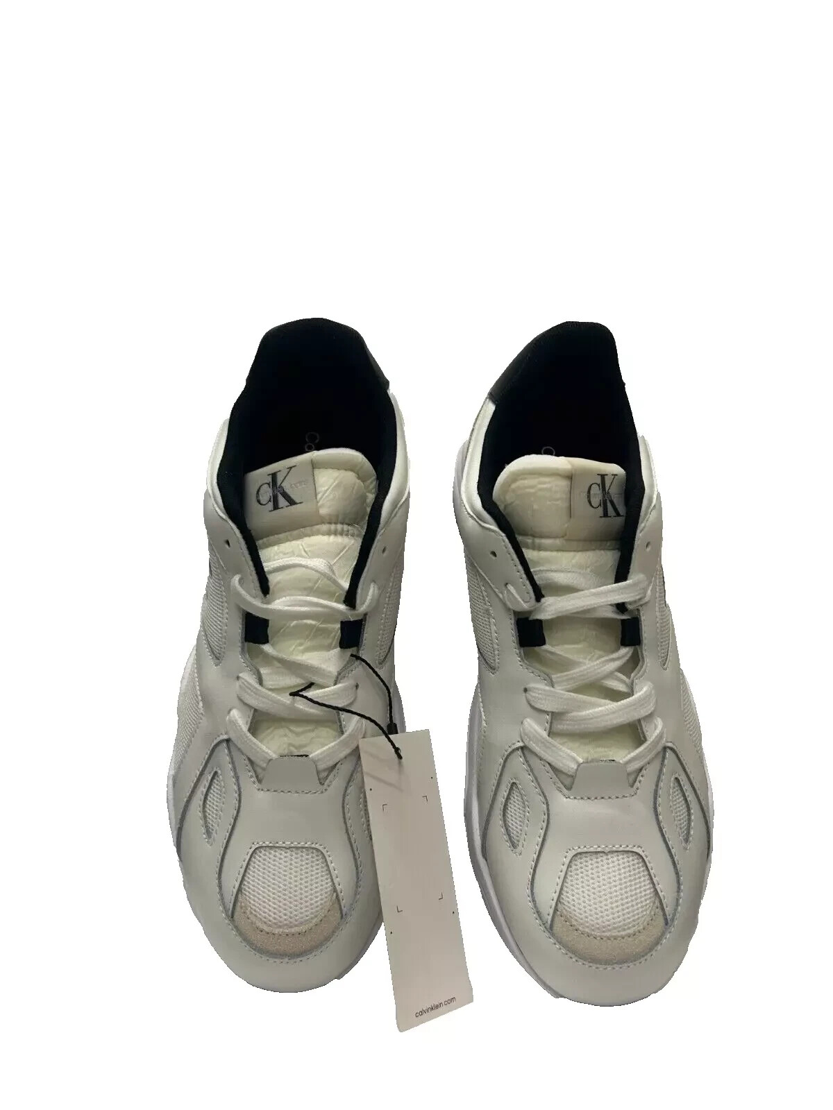 CALVIN KLEIN JEANS Retro Tennis Suede And Mesh Trainers UK 5 EU 38 REF M635