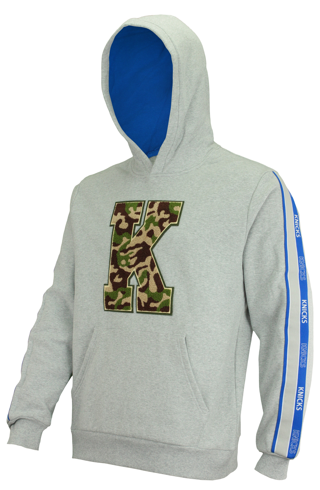 FISLL NBA Men’s New York Knicks Oversized Chenille Applique Hoodie
