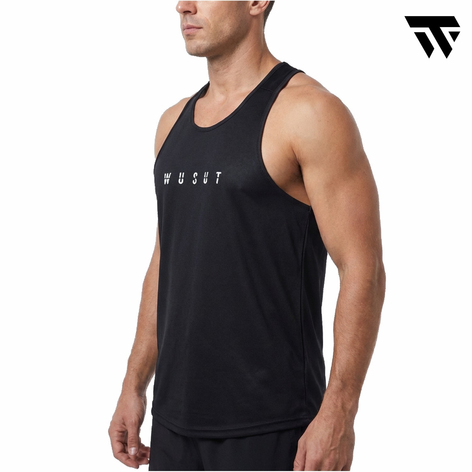 Men s Gym Stringer Tank Top Sleeveless Bodybuilding Muscle Workout Shirts