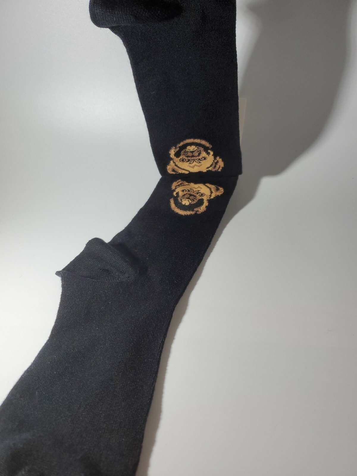 Pug Dog Pug Poses Crew Socks Medium 5-10 NEW