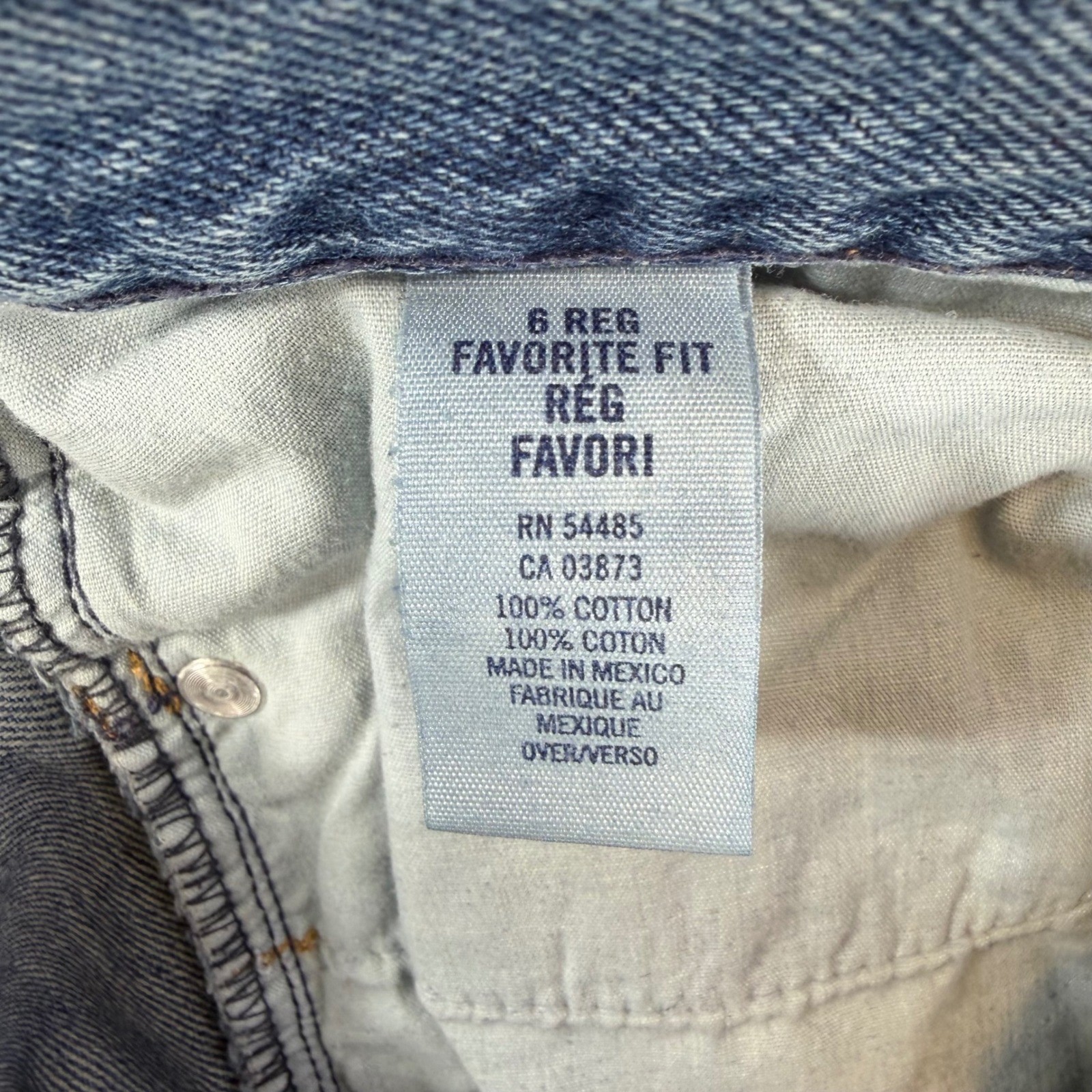 American Eagle Favorite Flare Jeans Women’s Size 6 Reg Blue Faded Denim