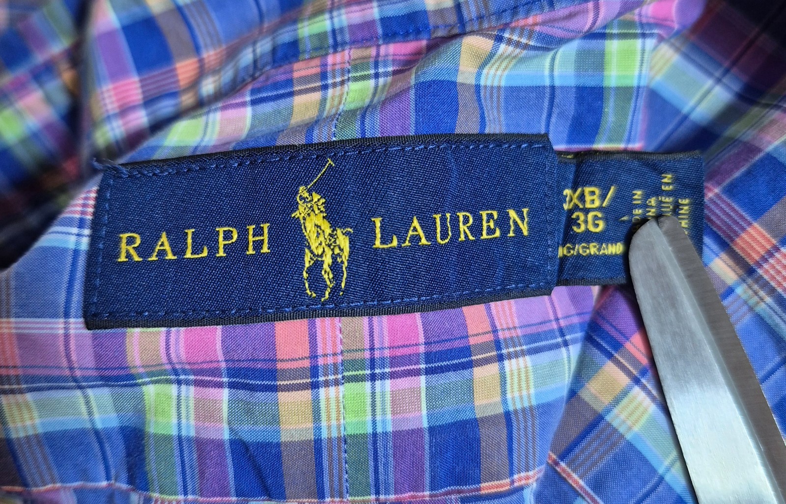 Polo Ralph Lauren Mens Button-Up Casual Dress Shirt 3XB Pink Pony