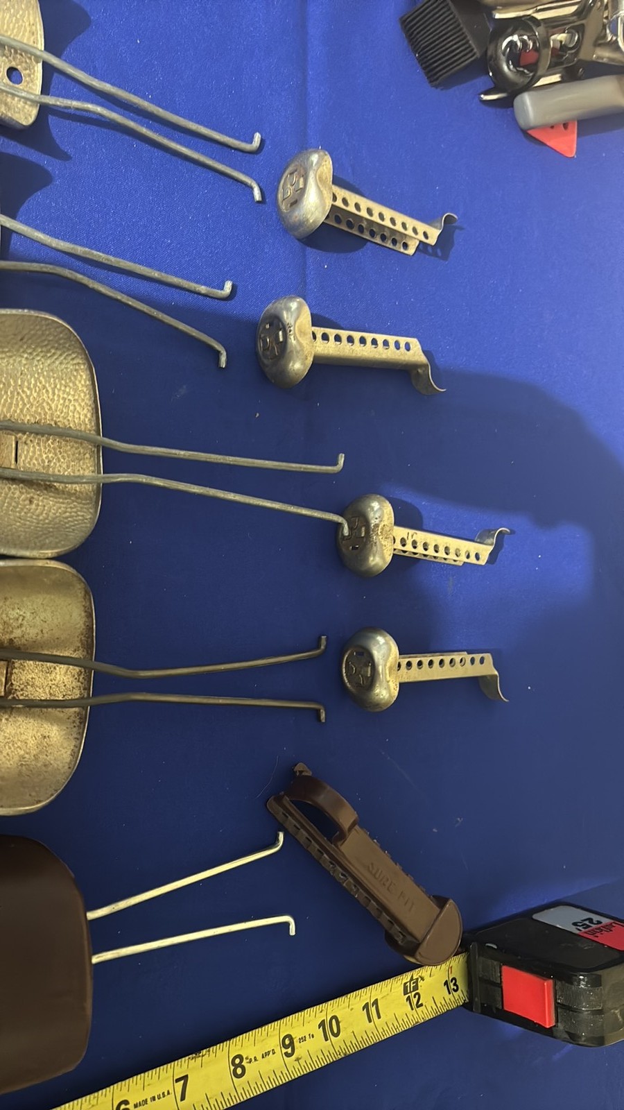 Vintage Adjustable Aluminum and Plastic Shoe Trees Collection – 3 Pairs