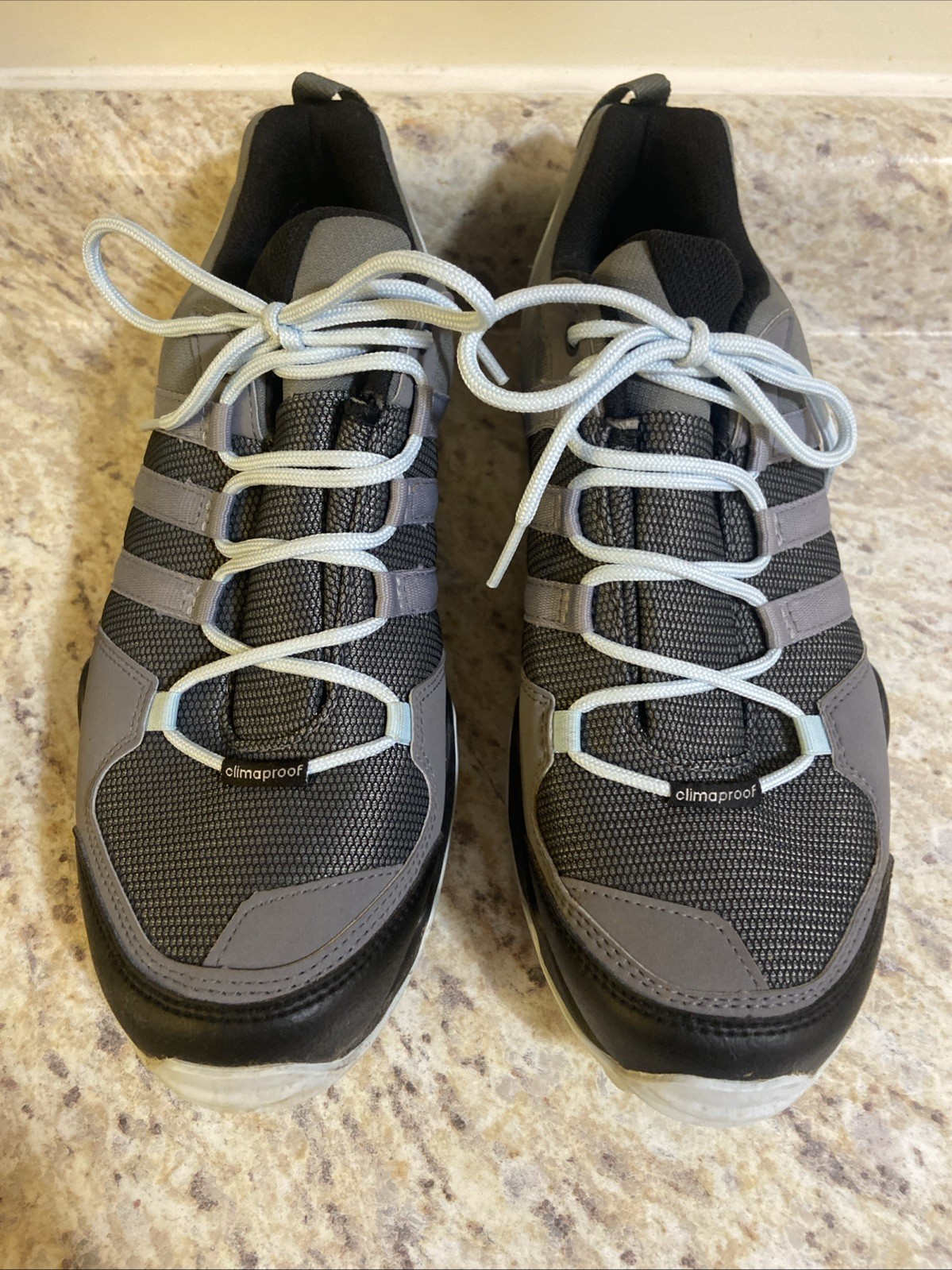 Adidas AX2S Low Top Women Hiking Shoes Gray Blue Size 9
