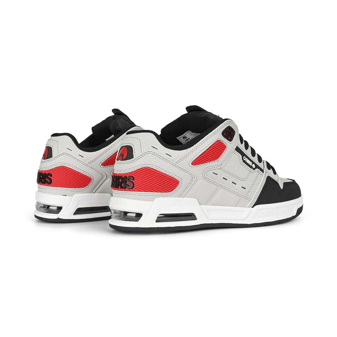 Osiris Peril Skate Shoes – Grey/Black/Red