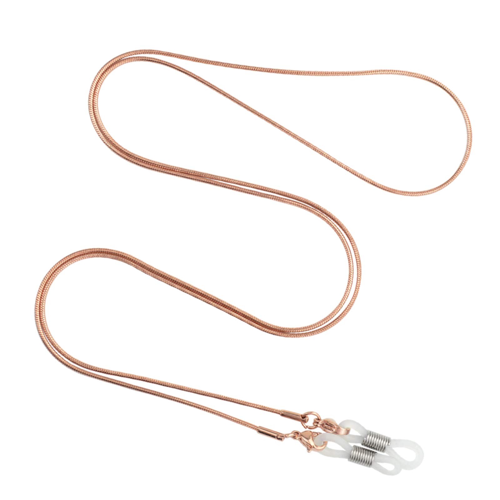 80cm Stainless Steel Eyeglasses Holder Chain for Reading Glasses Sunglasses