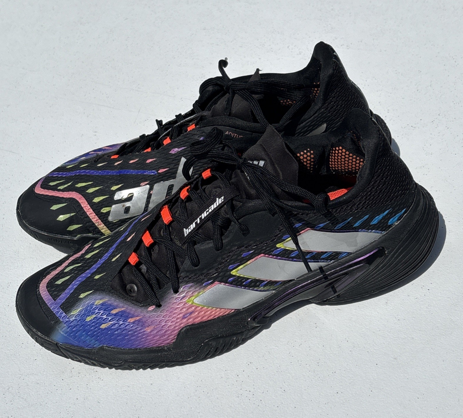 Adidas Barricade M Tennis shoes Black/Purple Men`s Size 11 GY1445
