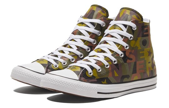 CONVERSE UNISEX CTAS HIGH TOP CAMO SNEAKERS 168713F 5 MEN * 7 WOMEN * EU 37.5