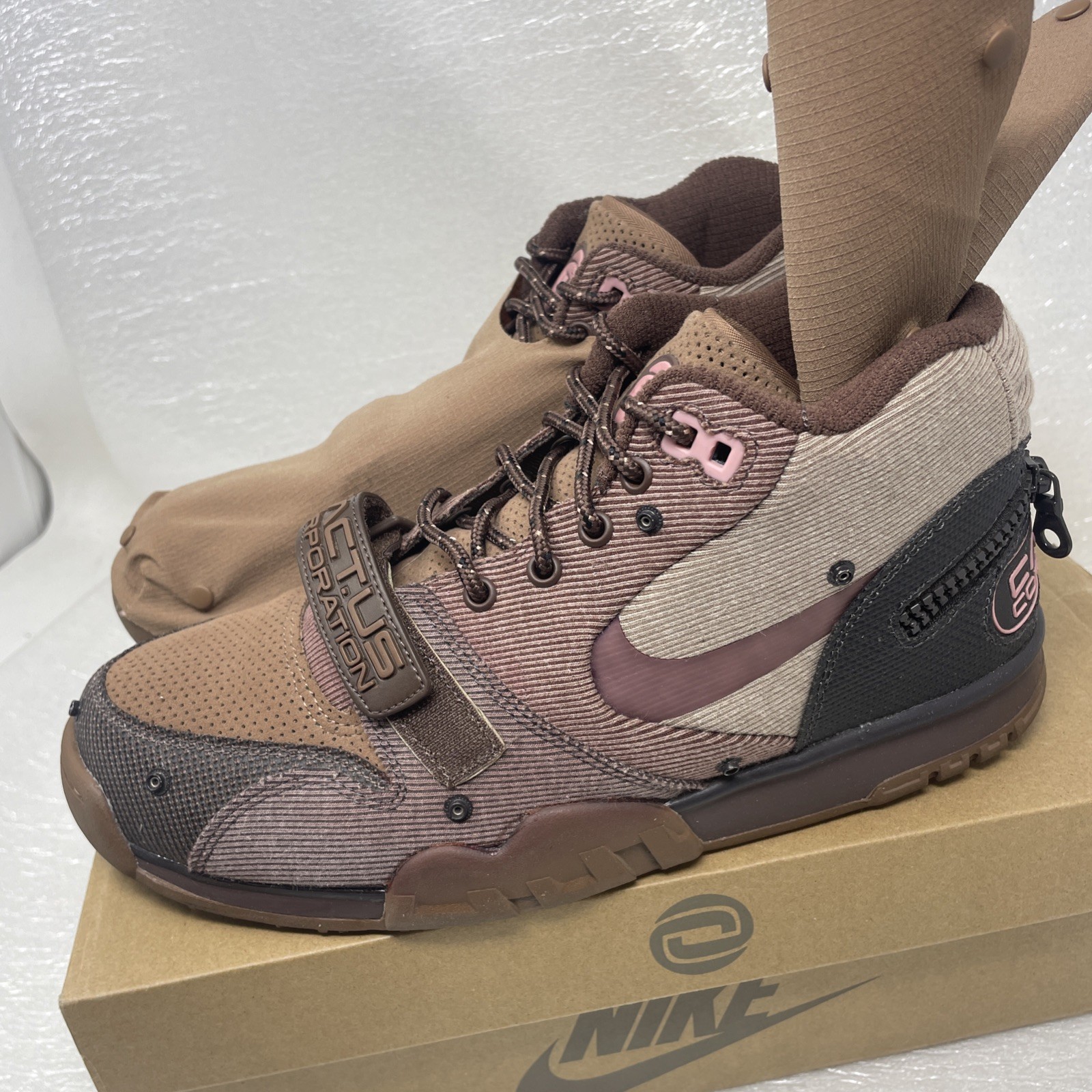 Nike Air Trainer 1 CJ Travis Scott Brown- DR7515-200 – Size 8.5 Men / 10 Women