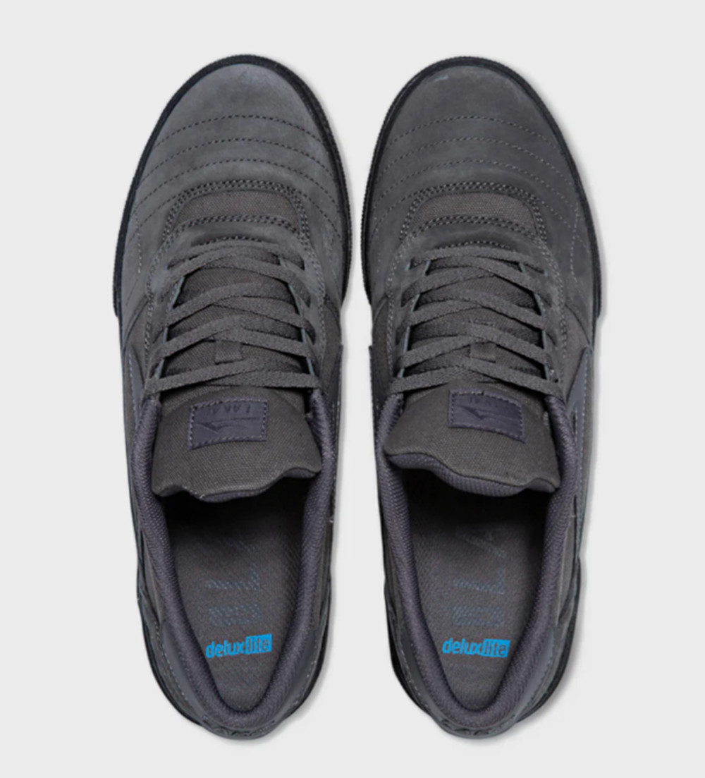 Lakai Cambridge Suede Skate Shoes Charcoal