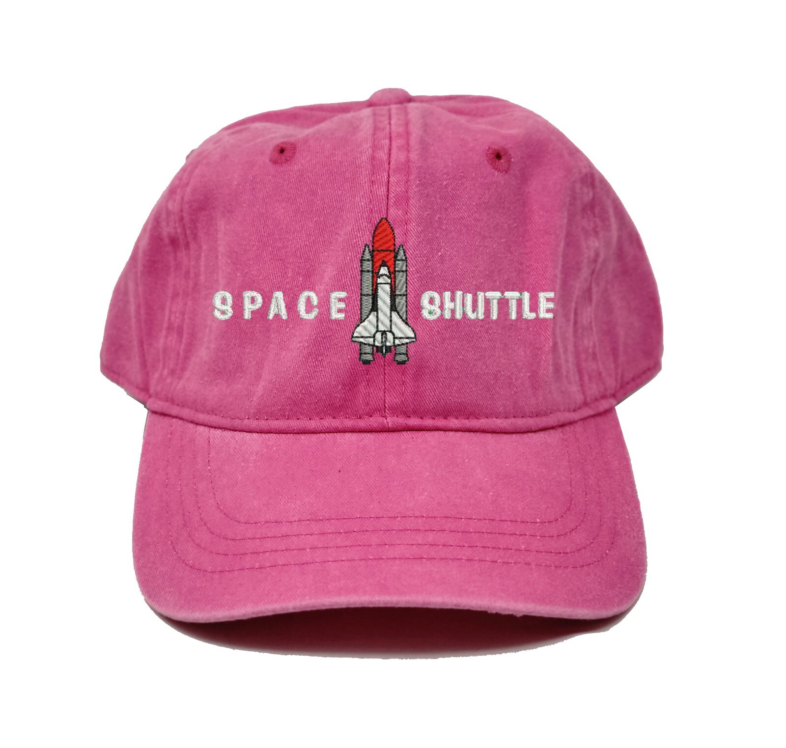 New Space shuttle embroidered dad hat, Spaceship rocket embroidered dad hat cap
