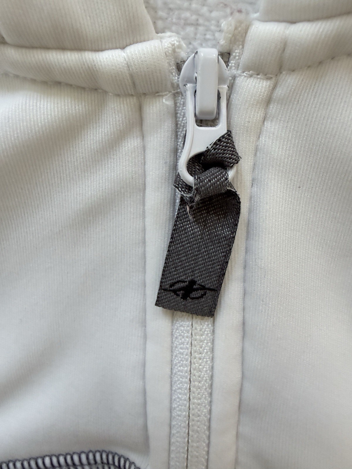 Nordic Track Half Zip Workout Hoodie White Black Outdoor Indoor Athletic Medium