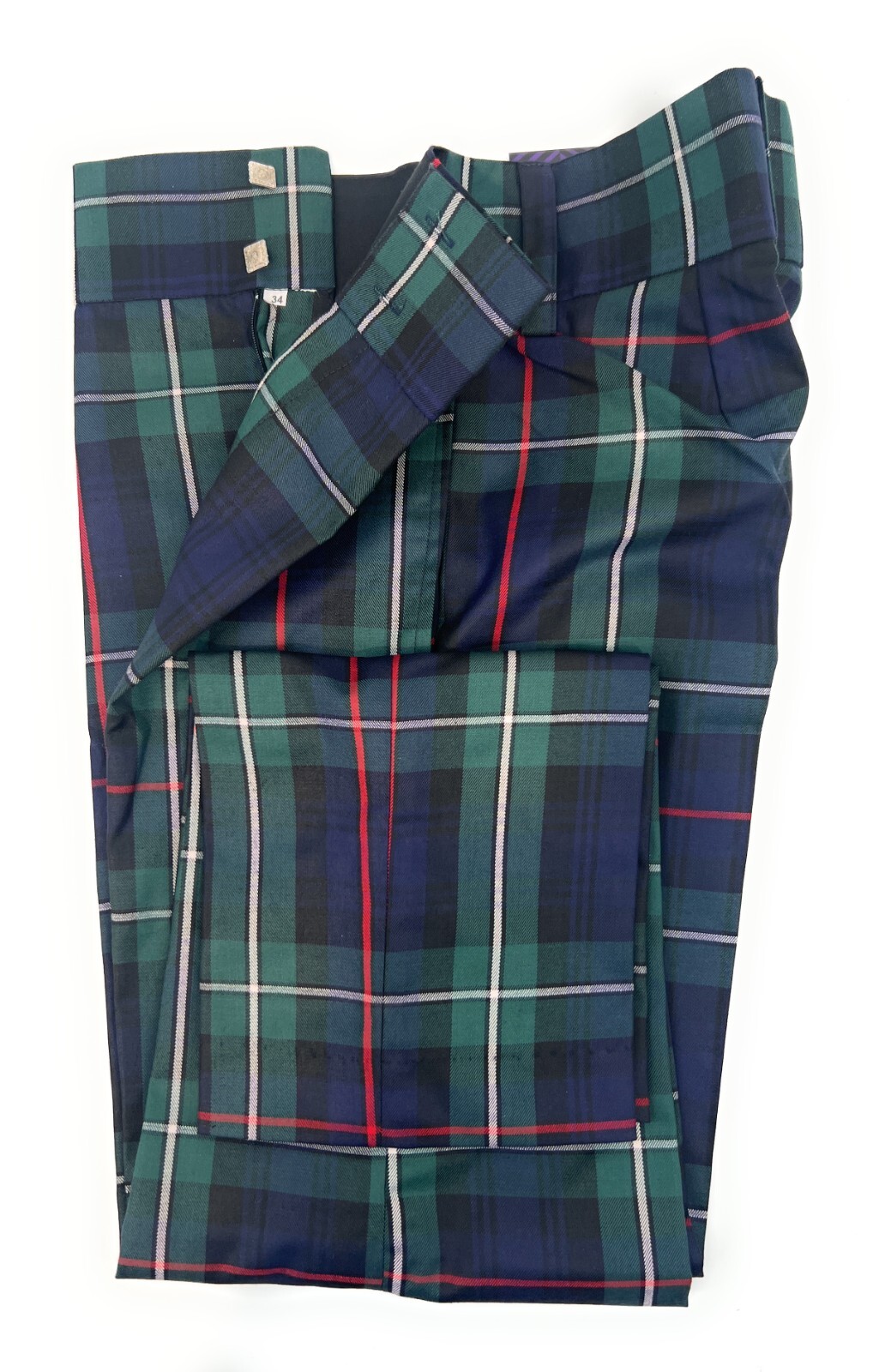 MacKenzie Modern Tartan High Rise Dress Trews 30 – 48