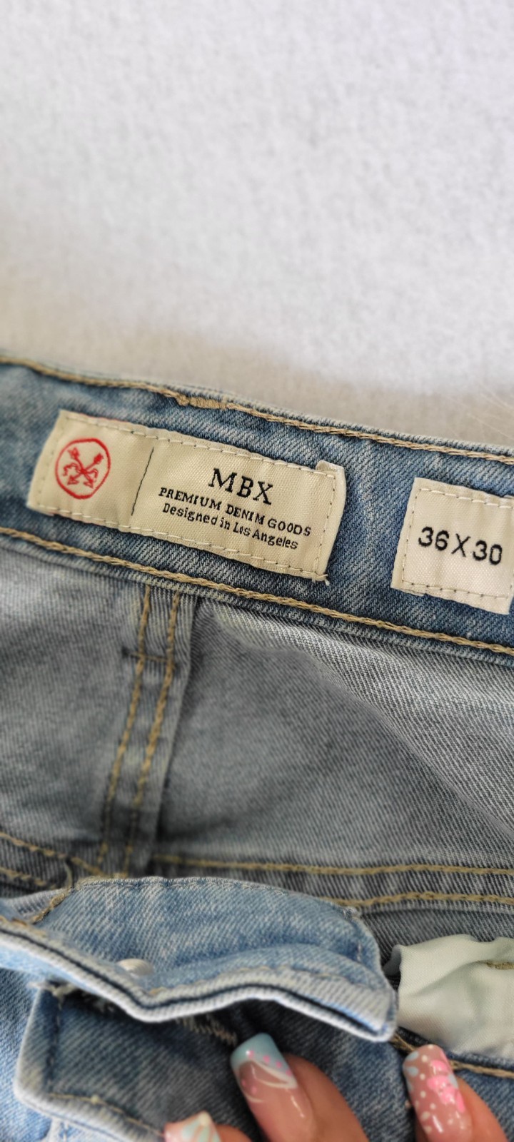 Mbx fairfax slim stretch men’s jeans Style 1 107 800 M656 Color Memory Sz36×30