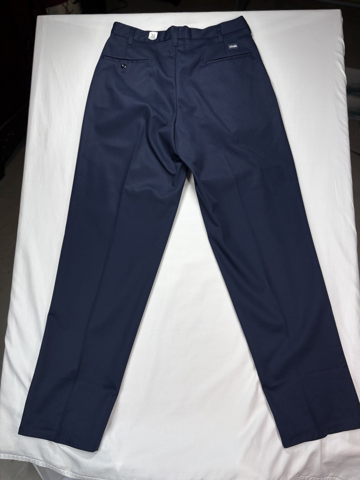 Cintas Comfort Flex Work Pants Size 34 Navy #865-20 Very Comfortable 4 Pockets