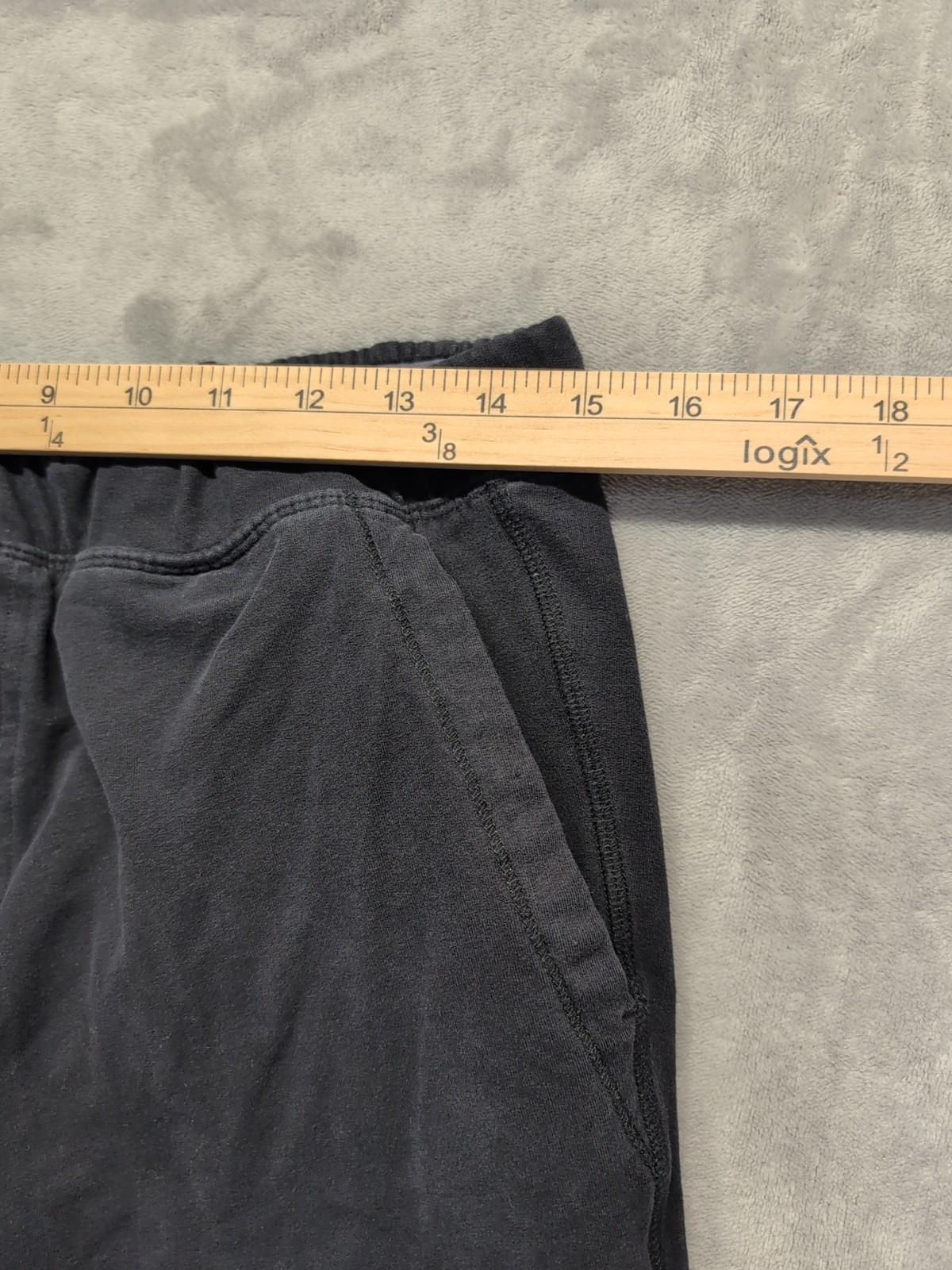 Mack Weldon Jogger Pants Mens Large Black Tapered Drawstring Daily Wear Gym Fit
