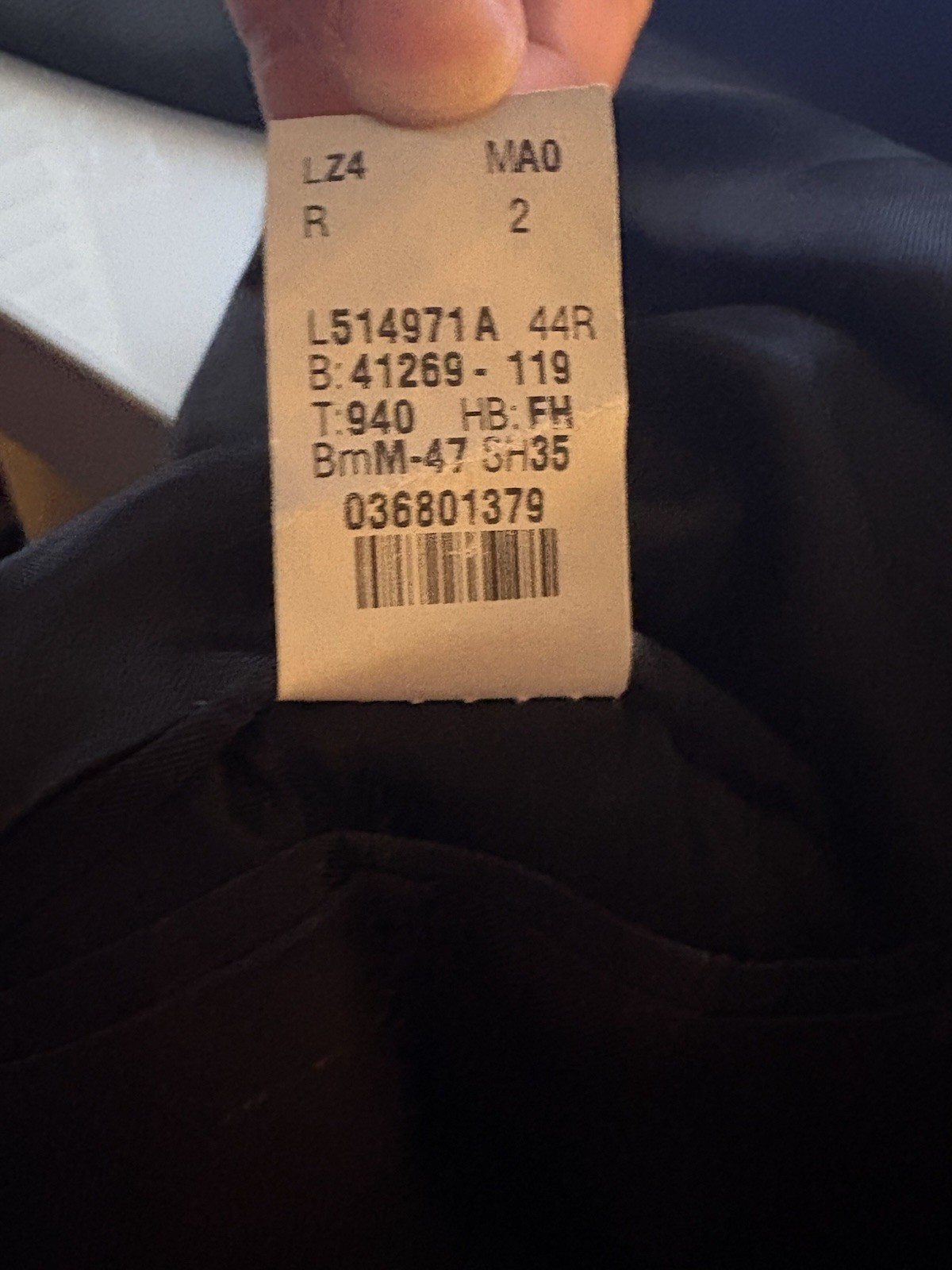 Lauren Ralph Lauren Dark Gray Blazer Mens Sz 44R 2 Button Wool Sport Coat Jacket
