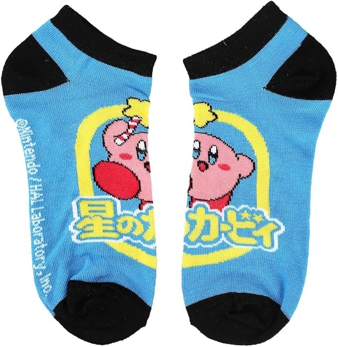 Nintendo Kirby Character Art 5-Pack Women’s Ankle Socks