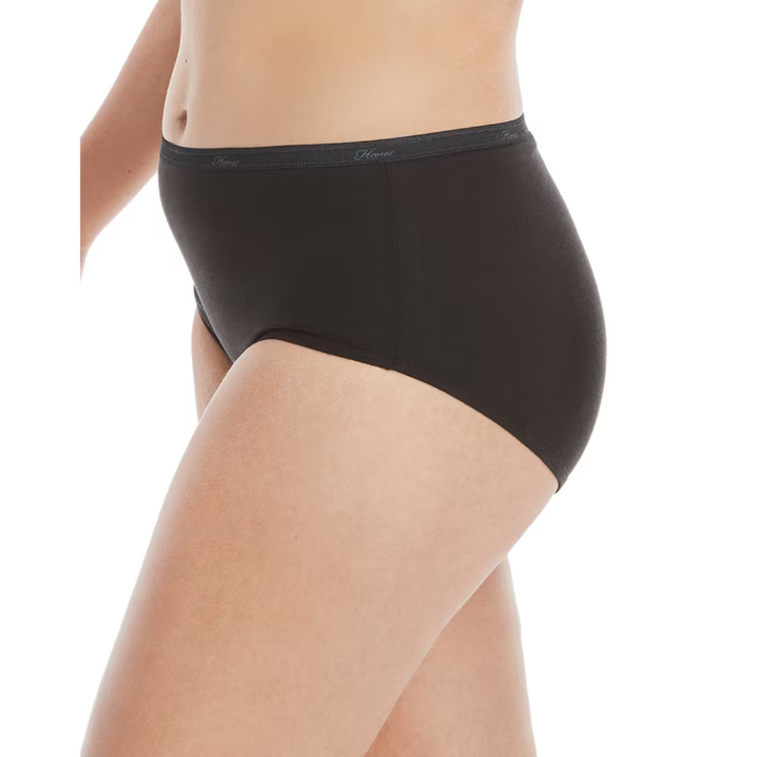 Hanes Womens 20-Pack Cotton Briefs Lady Underwear Panties Assorted Colors Prints