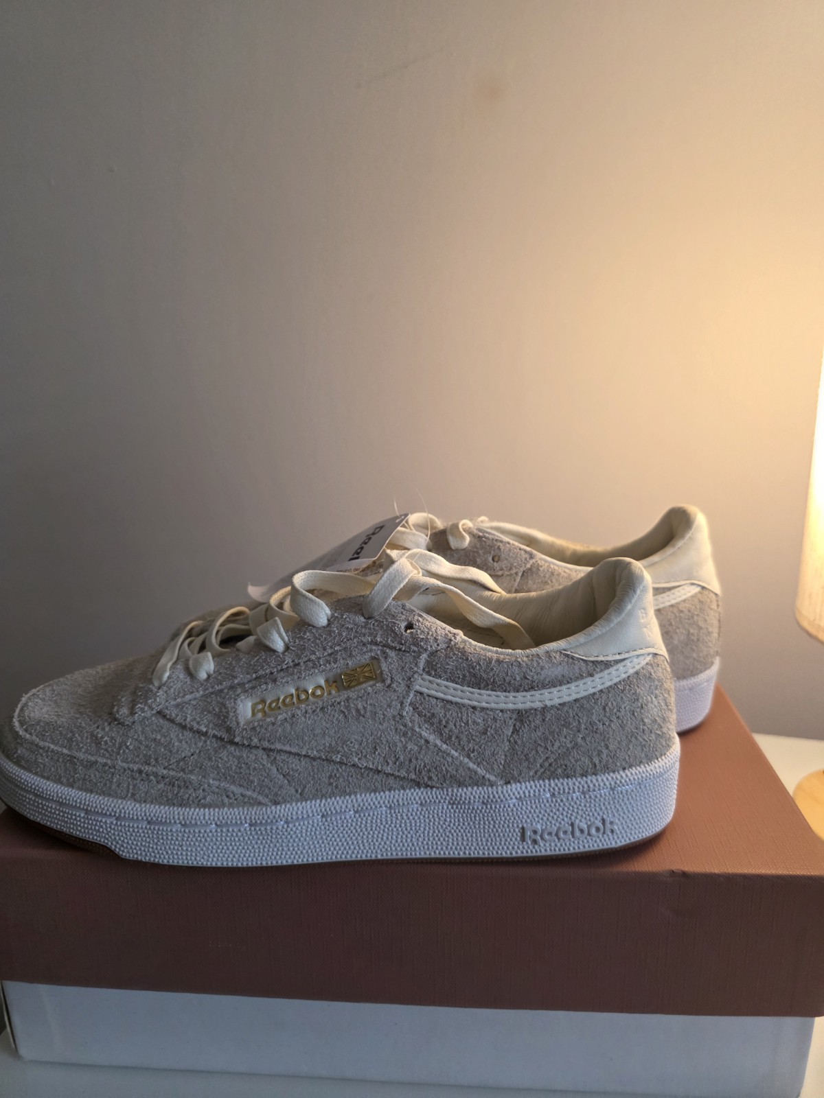 Barneys New York × Reebok Classic Club C 85 Gray Beige Suede women’s Sneakers