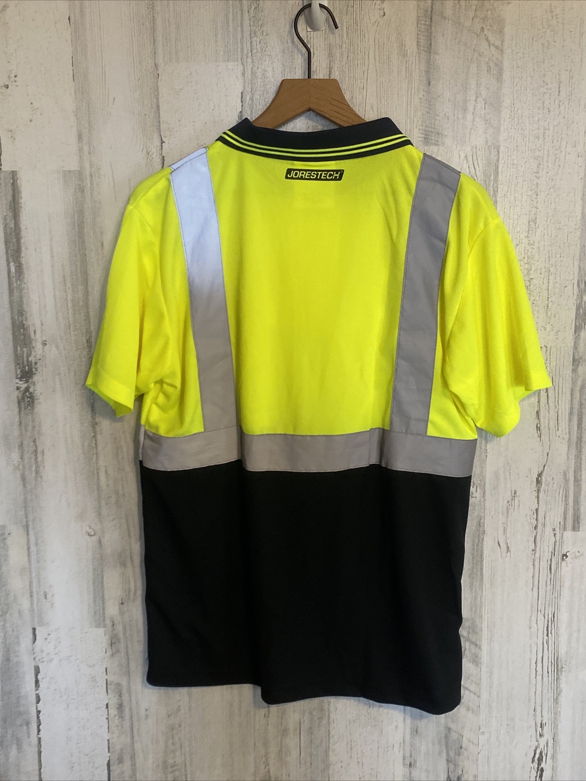 Jorestech Shirt ANSI Reflective Safety Short Sleeve Two Tone Size Medium