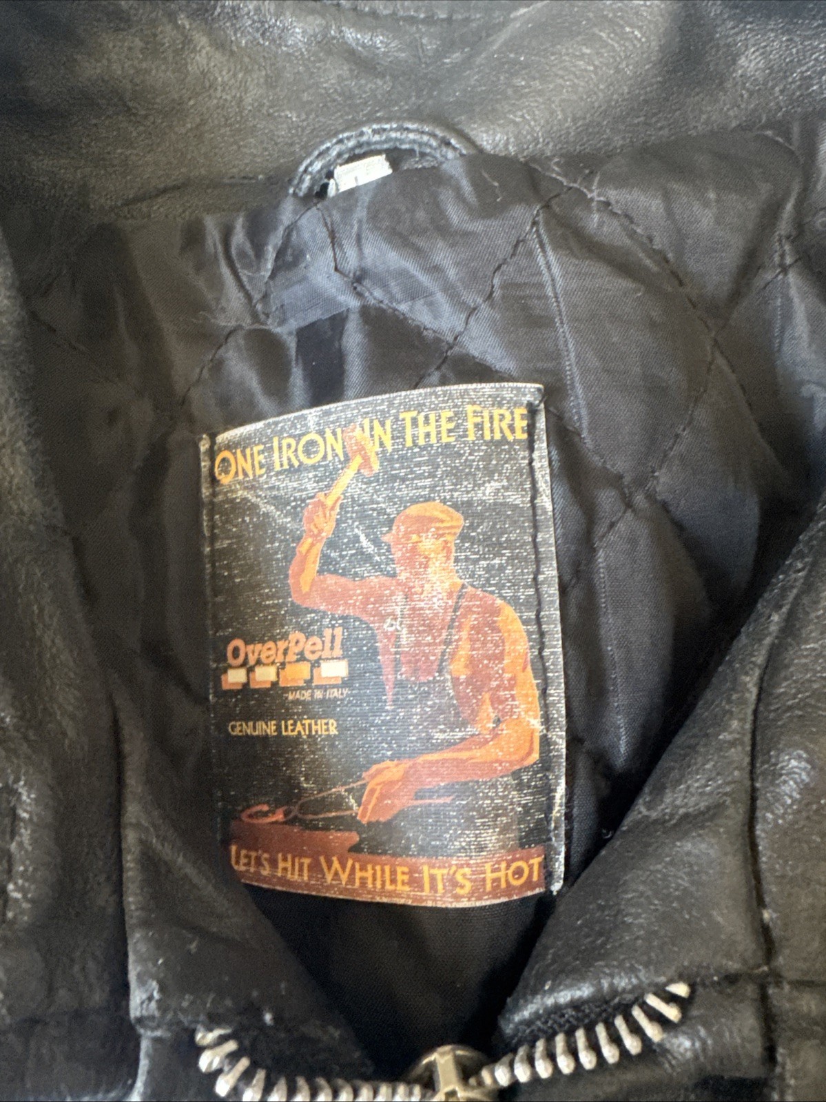 One Iron In The Fire Overpell Genuine Leather Let’s Hit While It’s Hot!
