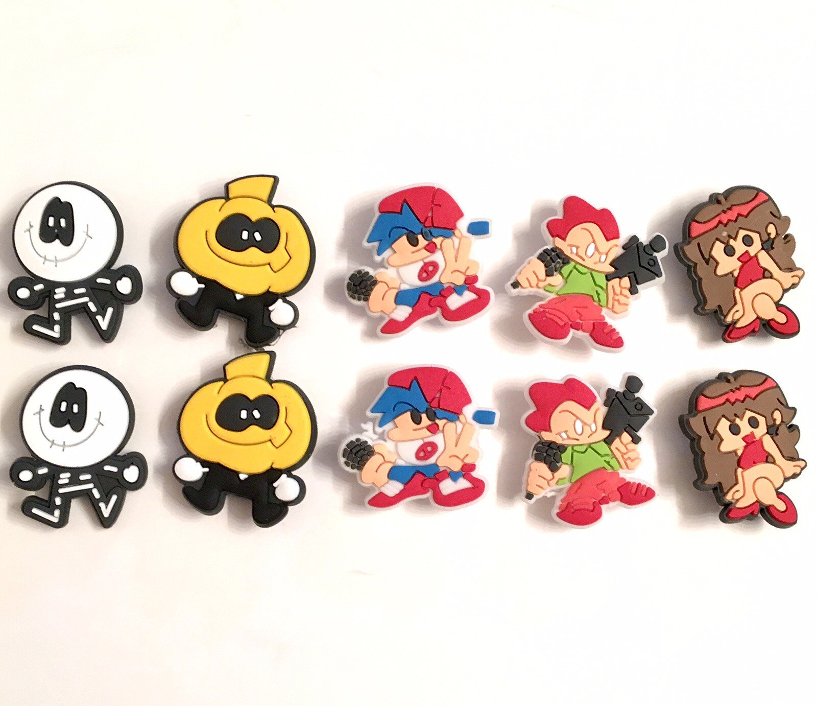 10 Piece Shoe Charms Friday Night Funkin Characters