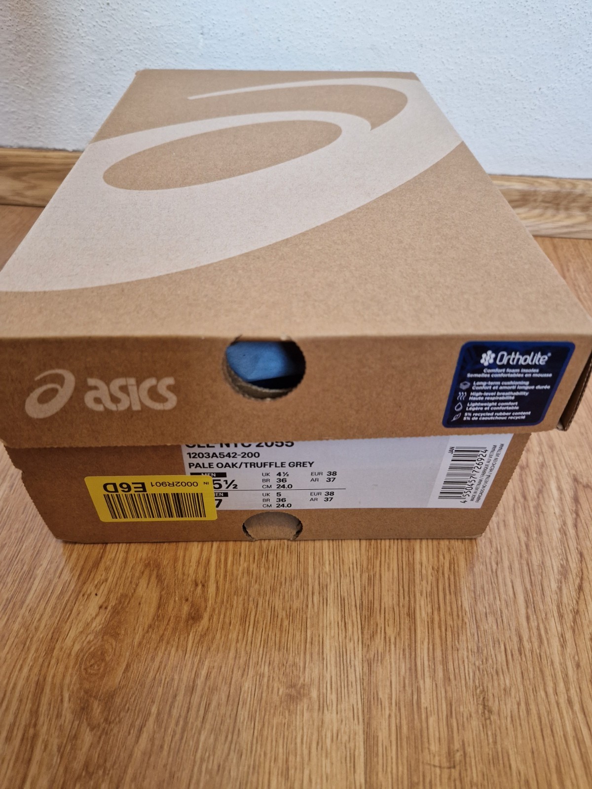 Size 5.5 – ASICS Gel NYC 2055 Pale Oak Truffle Grey