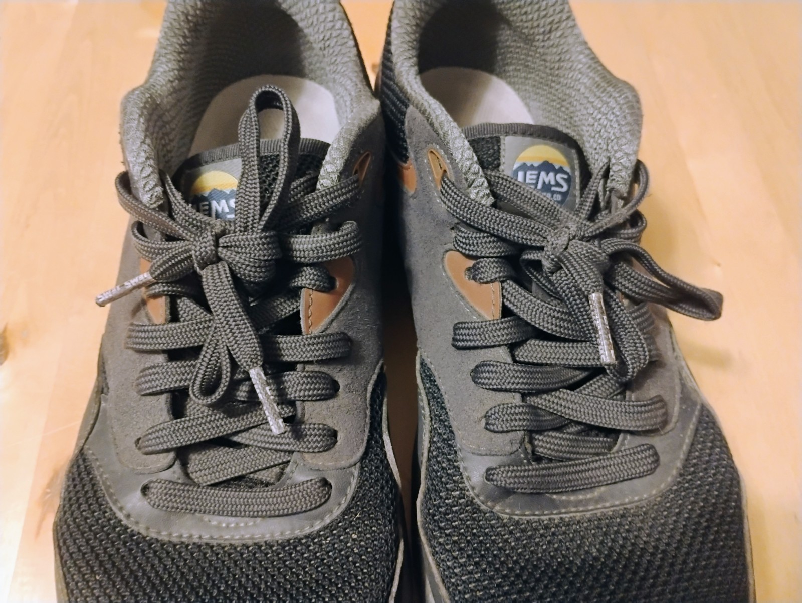 Lems Trailhead Mens 10.5 D Stormy Night Gray Hiking Trail Minimalist Sneakers