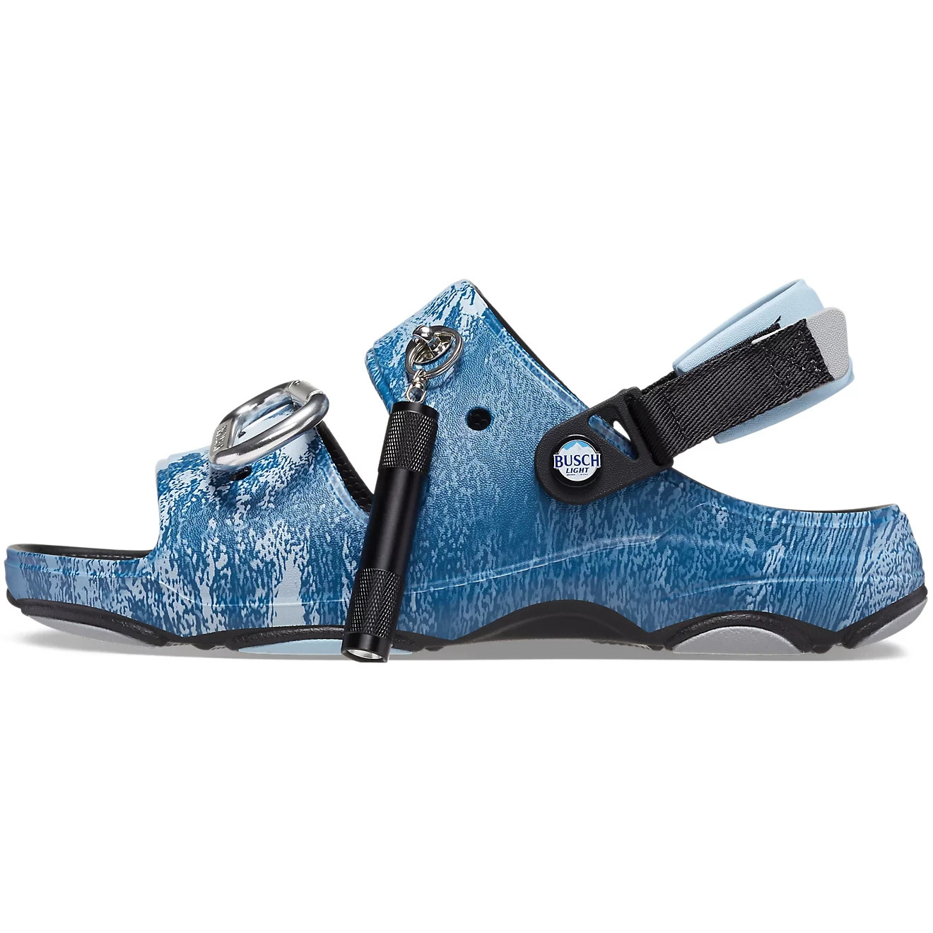 Crocs All Terrain (Sz; 12) “Busch Lite” (208598-90H) Sandals/Bag NIP
