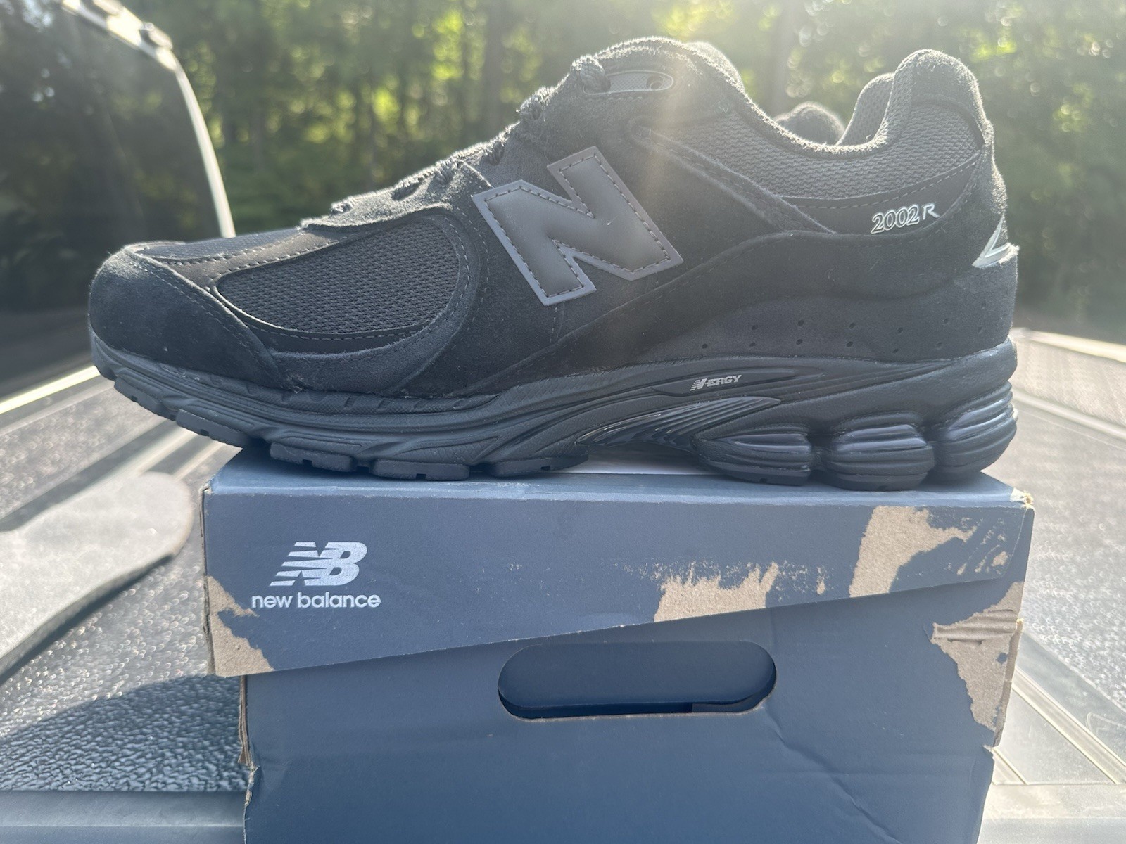 Men Size 12 New Balance 2002R Black Metallic