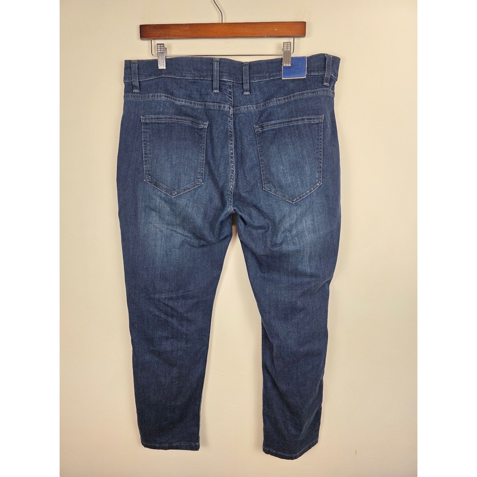 Mugsy Fultons Dark Wash Stretch Jeans Mens 38×30 Blue FLX3NFU Denim Pants