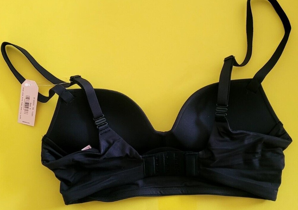 DOBREVA Women’s Push Up Wireless Bra Padded T Shirt Bras No Underwire Plunge/ 8