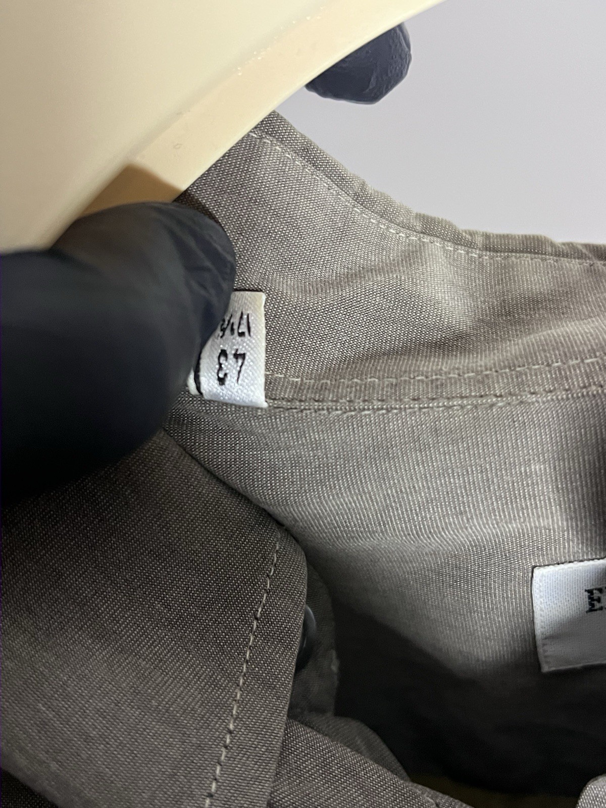 1990s Emilio Pucci Firenze Beige Mens Button Up Shirt Rare Unique