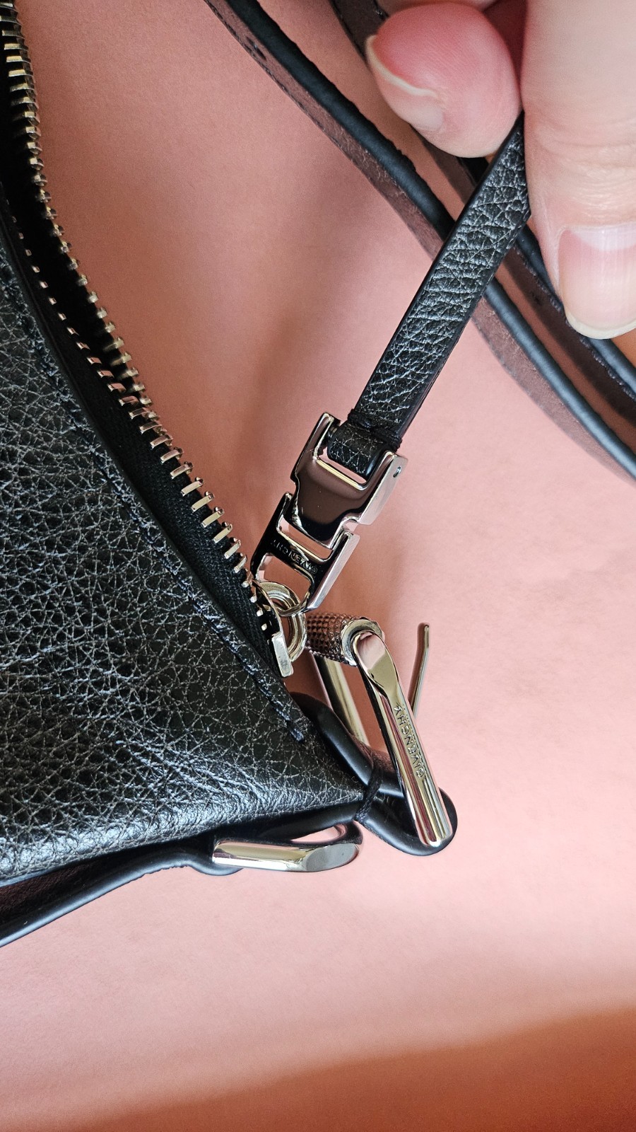 [$1,880] NWT GIVENCHY Voyou Mini Pebbled-Leather Shoulder bag