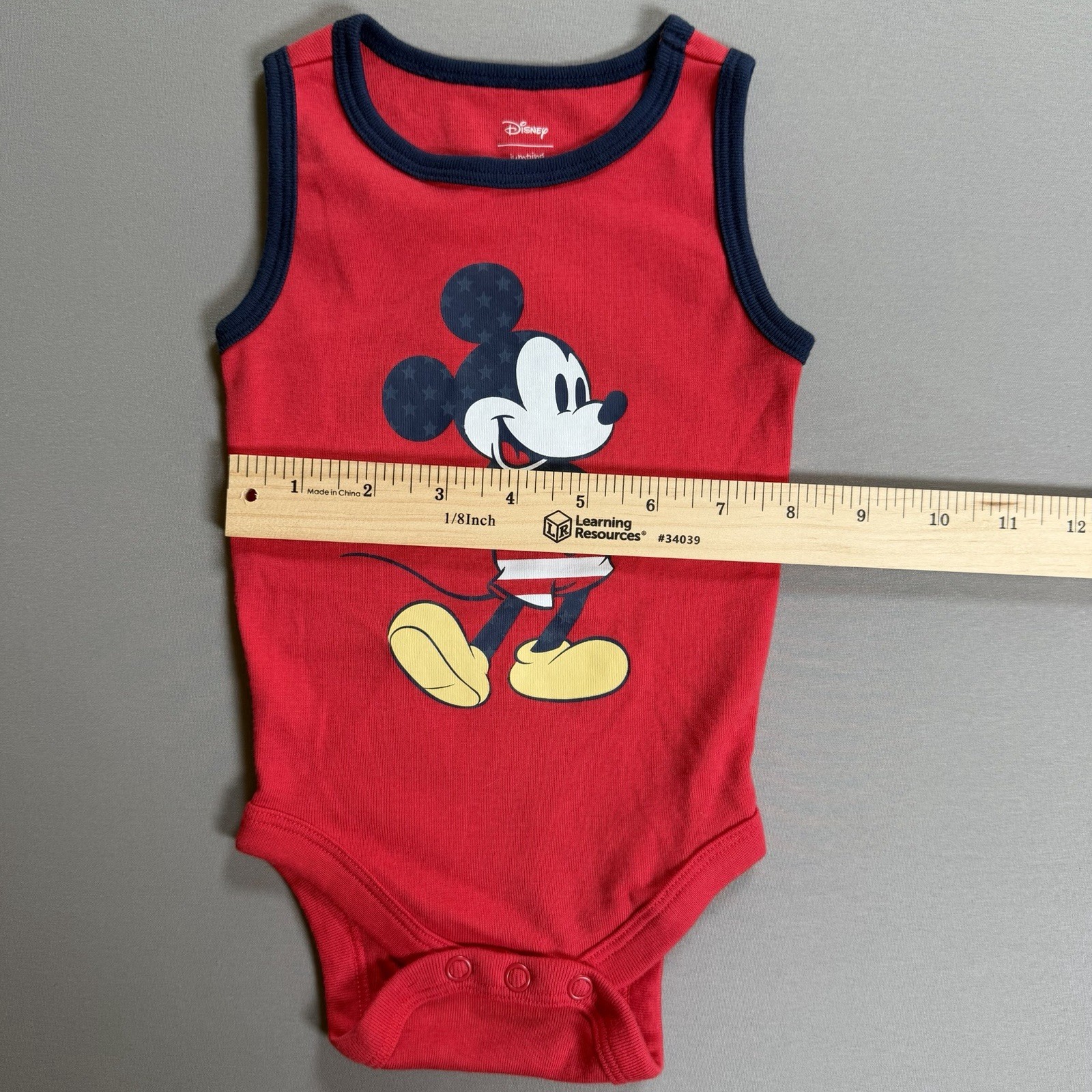 Patriotic Mickey Mouse Bodysuit Perfect For Fourth Of July!