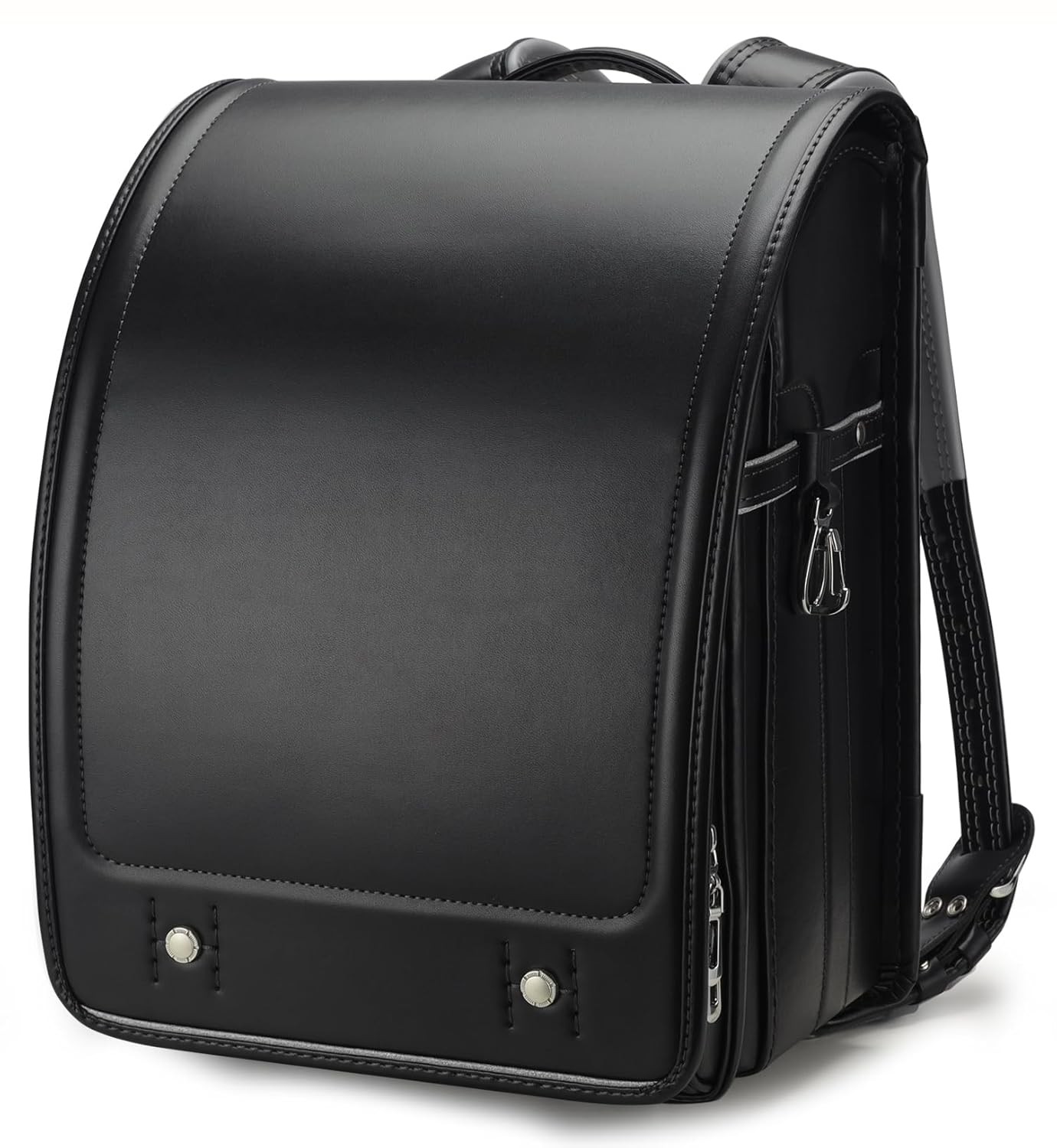 Japanese Premium Randoseru Backpack for Adults Everyday Work Fashion -Black –