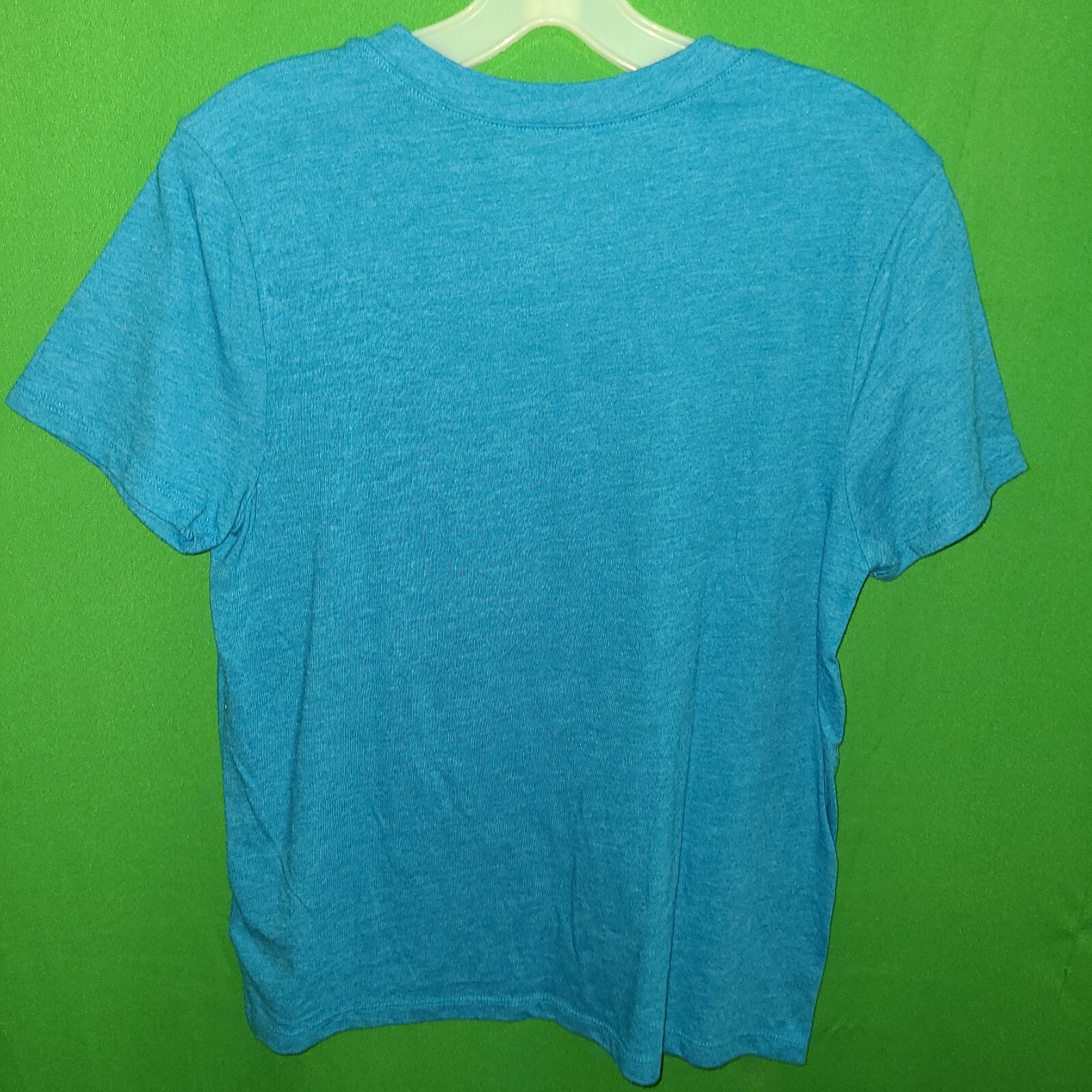 8601) NWOT LUCKY BRAND medium crew neck tee blue logo short sleeve cotton new