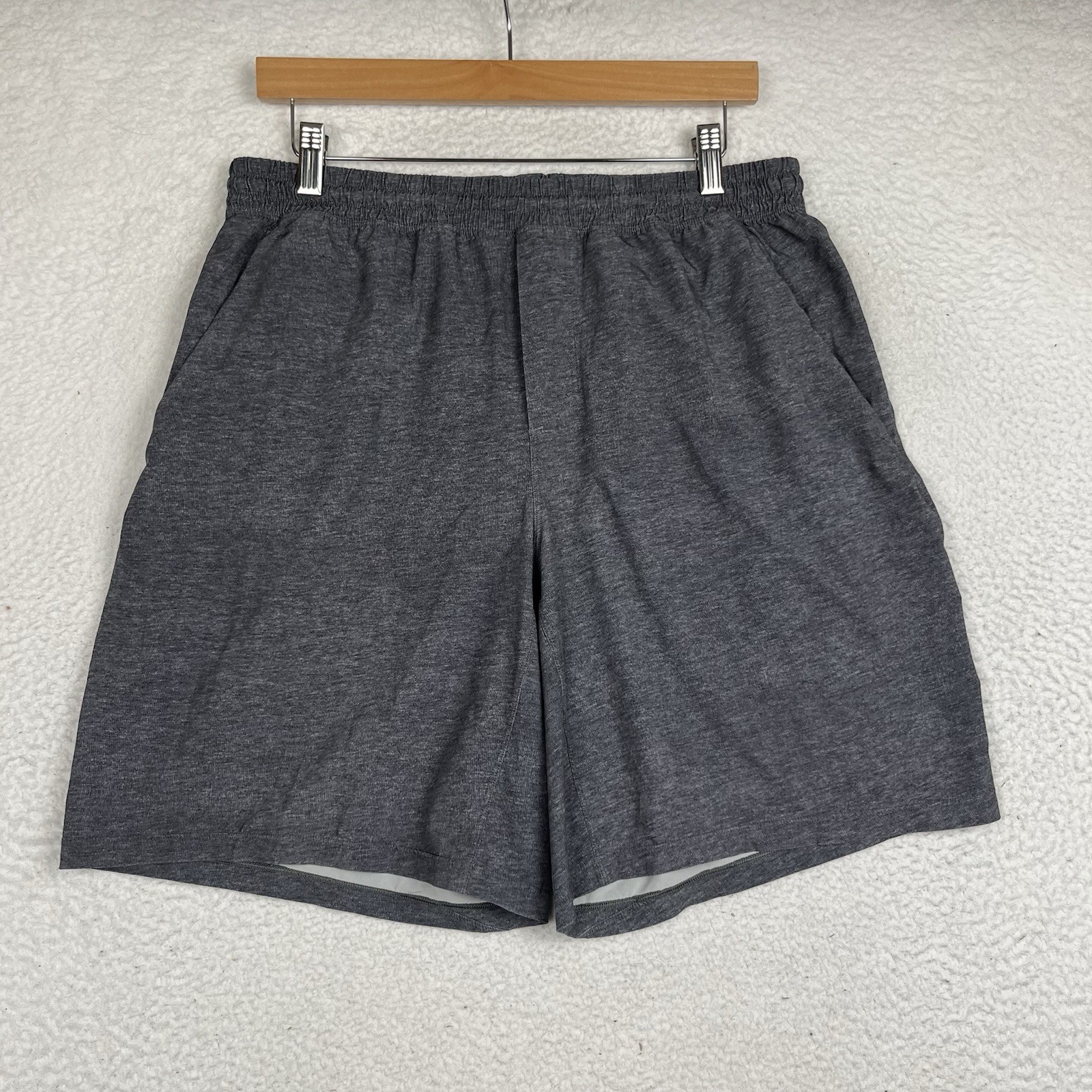 Lululemon Pace Breaker Shorts Lined Mens XL 9″ Gray Gym Performance Unlined