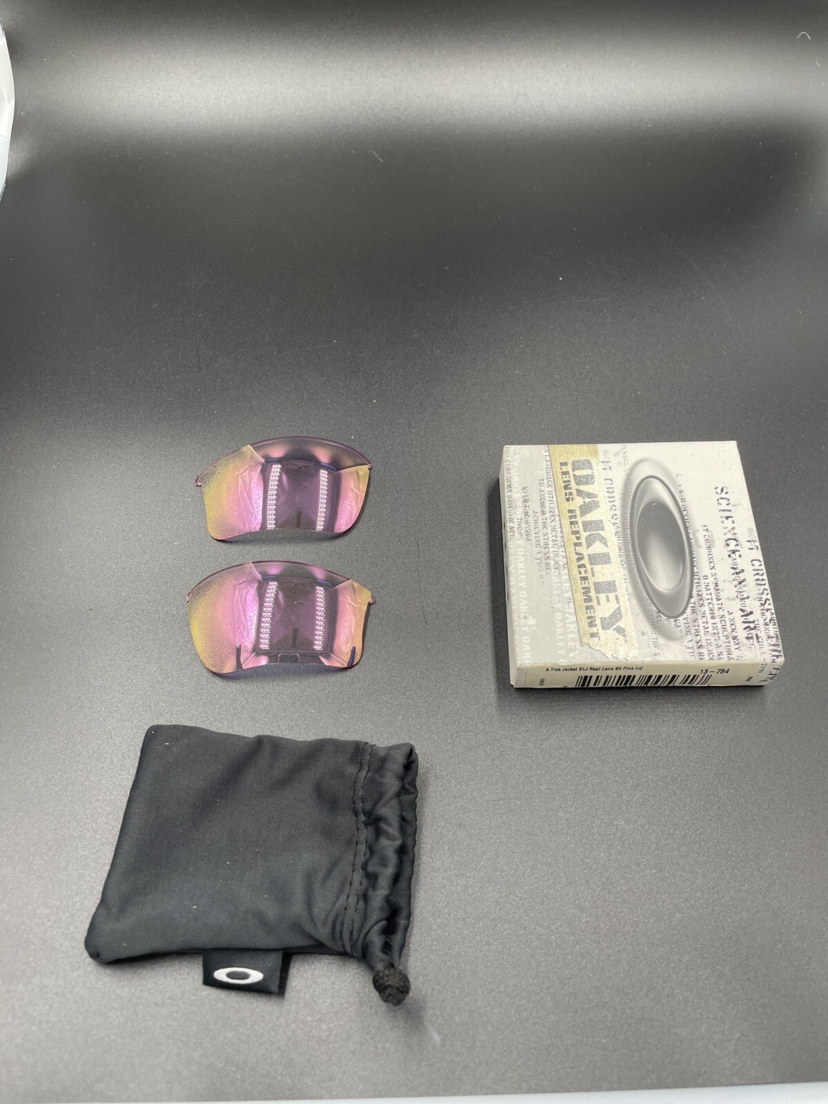 Oakley Flak Jacket XLJ Pink Iridium Lenses RARE new