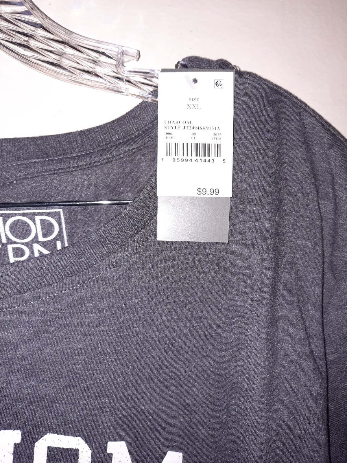 XXL Dog Mom Tshirt Gray Modern Lux Mothers Day