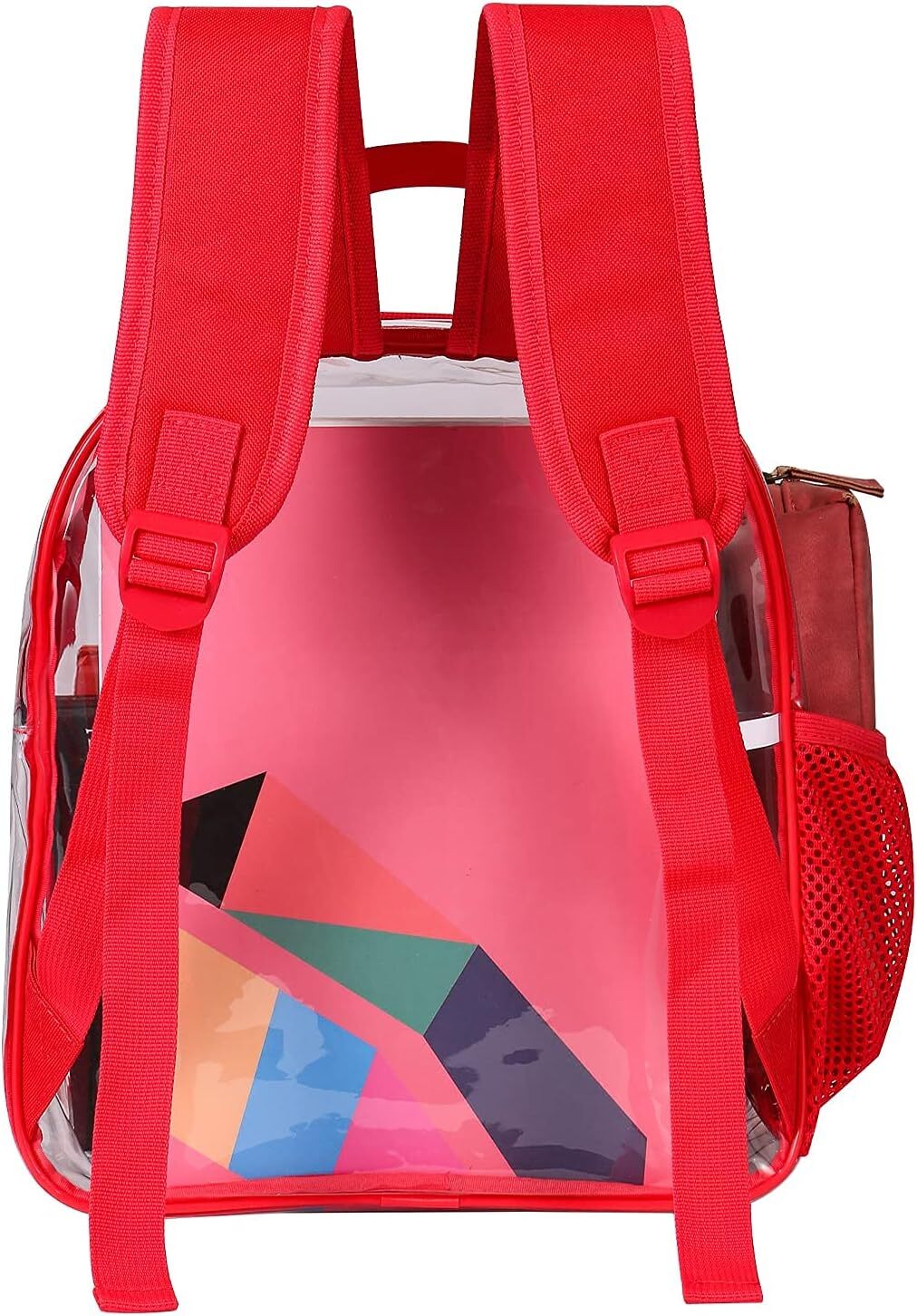 Clear Backpack – Stadium Approved Transparent Design Waterproof Bag 12×6×12 inch