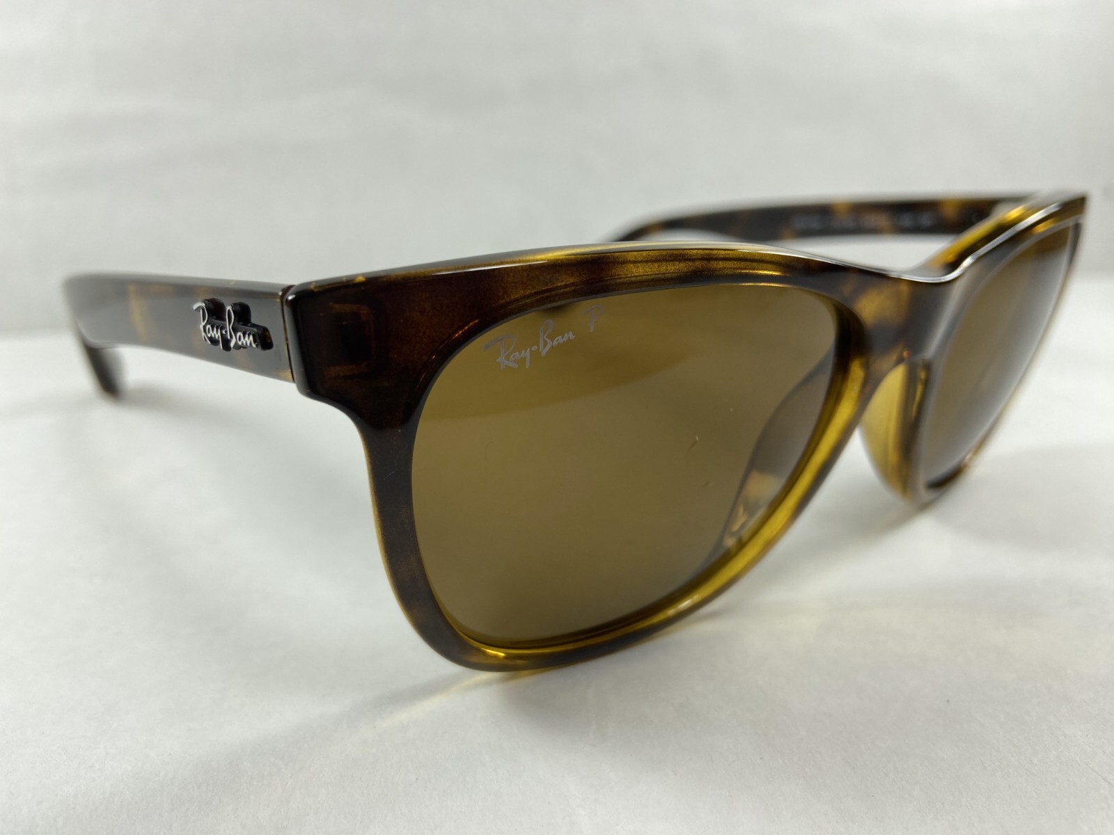 Ray-Ban RB4184 Polarized 710/83 54[]17 145 3P Polished Light Havana Brown Lenses