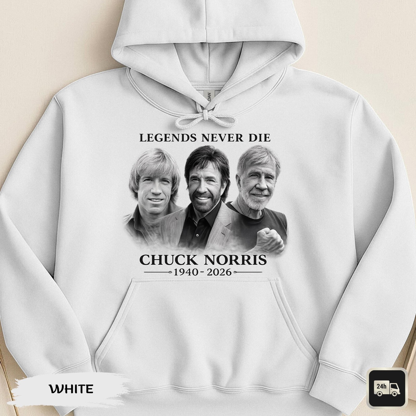 Chuck Norris Legends Never Die Shirt, 1940-2026 RIP Legend Shirt, Gift For Her