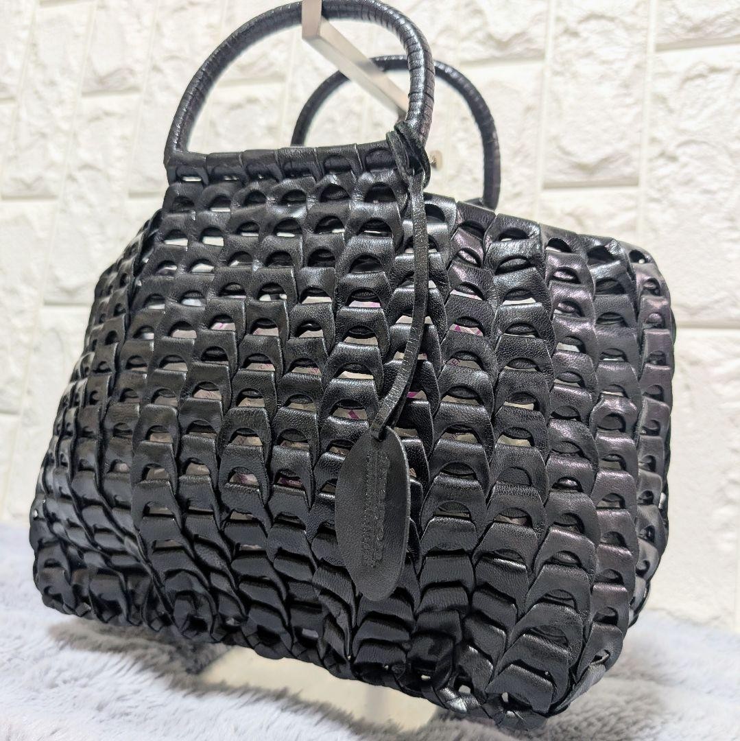Excellent Condition DORAGON Dragon Diffusion Leather Mesh Tote Bag