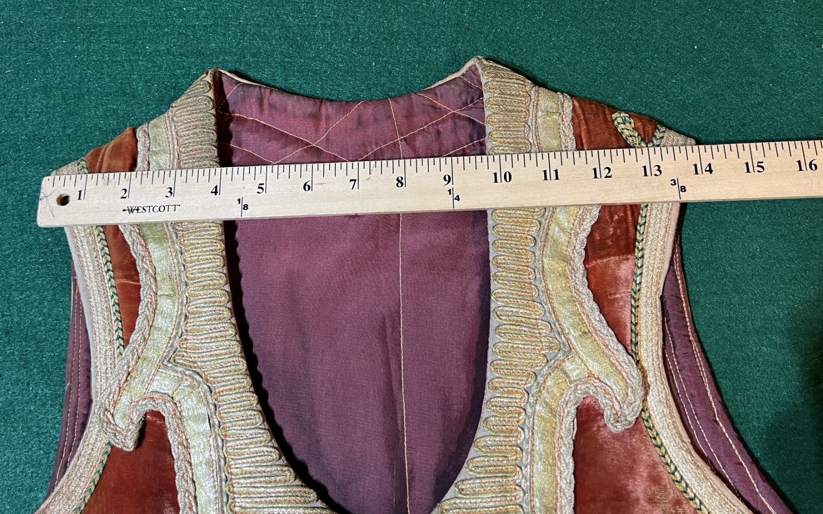 Vintage Afghan Mens wedding vest waskat or sadri with mirrors